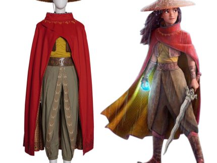 Raya and The Last Dragon-Raya Halloween Carnival Suit Ultra Super Deluxe Version Cosplay Costume Outfits
