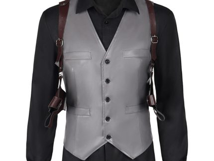Resident Evil 4 Remake Wesker Cosplay Costume Outfits Halloween Carnival Suit