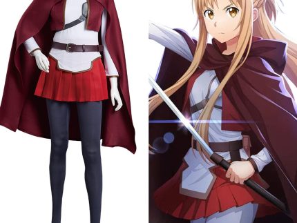 Sword Art Online the Movie: Progressive - Aria of a Starless Night - Asuna Yuuki  Halloween Carnival Suit Cosplay Costume Outfits