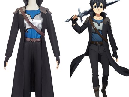 Sword Art Online SAO Kirigaya Kazuto Halloween Carnival Suit Cosplay Costume Outfits