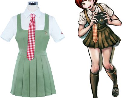 Super Danganronpa 2: Goodbye Desperate Academy- Mahiru Koizumi Halloween Carnival Suit Cosplay Costume Uniform Dress Outfits