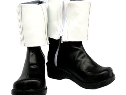 Soul Eater Crona Cosplay Boots Shoes Black and White