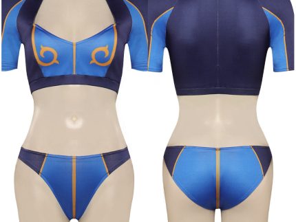 Street Fighter Chun-Li Cosplay Costume Swimsuits Halloween Carnival Party Disguise Suit