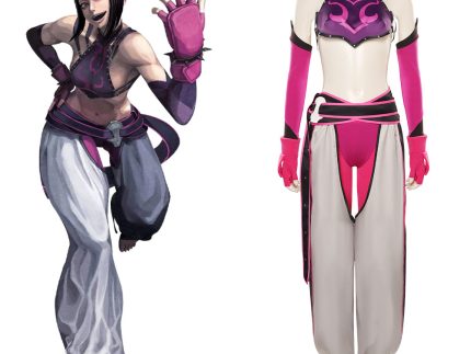 Street Fighte-Juri Han Cosplay Costume Outfits Halloween Carnival Party Disguise Suit