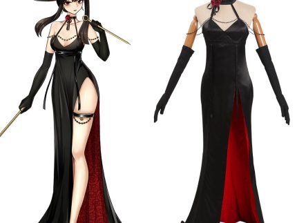 SPY FAMILY Yor Forger Cosplay Costume Witch Dress Outfits Halloween Carnival Suit