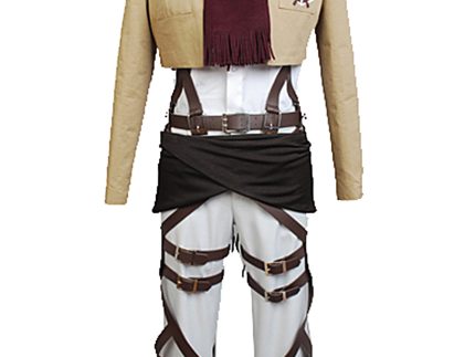 Shingeki no Kyojin Attack on Titan Mikasa Ackerman Cosplay Costume