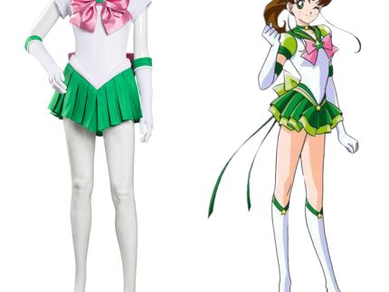 Sailor Moon Kino Makoto Halloween Carnival Suit Cosplay Costume Uniform Dress Outfits