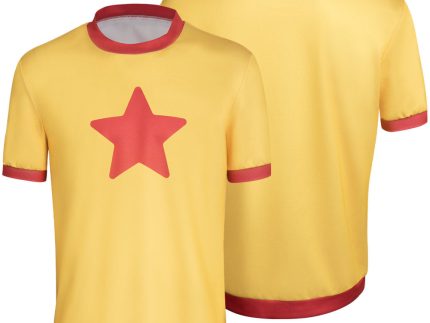 TV Scott Pilgrim Takes Off Scott Pilgrim Yellow T-shirt Outfits Halloween Carnival Suit Cosplay Costume