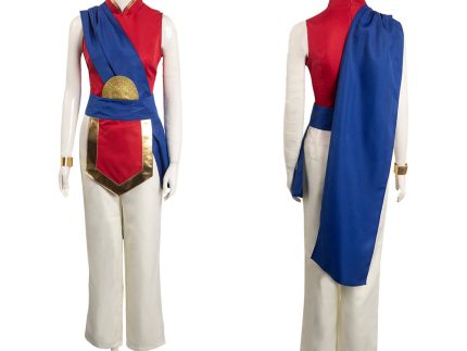 Sea of Stars Valere  Red Cosplay Costume Outfits Halloween Carnival Suit