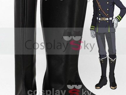 Seraph of the End Yuichiro Hyakuya / Shinoa Hiragi Boots Cosplay Shoes