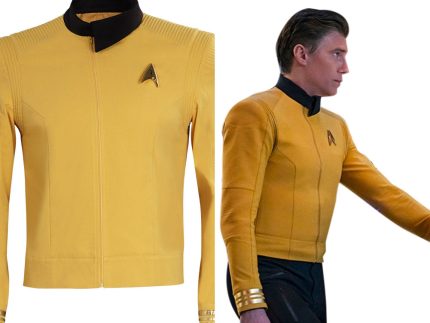 Star Trek: Strange New Worlds 2022 Christopher Pike Halloween Carnival Suit Cosplay Costume Outfit