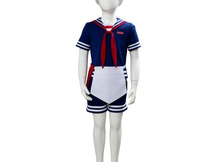 Stranger Things 3 Scoops Ahoy Steve Harrington Cosplay Costume For Kid