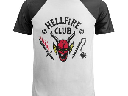 Stranger Things Season 4 Cosplay Costume Hellfire Club T-shirt 3D Print Short Sleeve Shirt