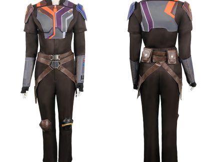 Sabine Wren Women Brown Suit Cosplay Costume Outfits Halloween Carnival Suit