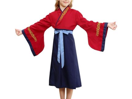 Traditional Chinese Dress Mulan Princess Dress For Little Girl Cosplay Costume