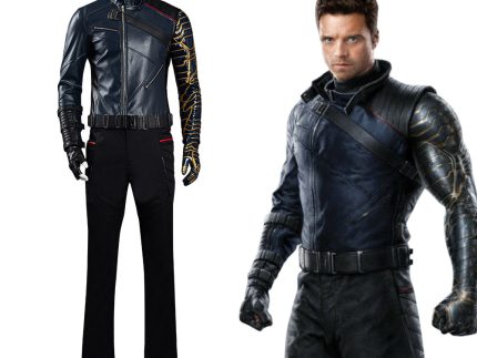 The Falcon and the Winter Soldier Halloween Carnival Suit Bucky Barnes Cosplay Costume