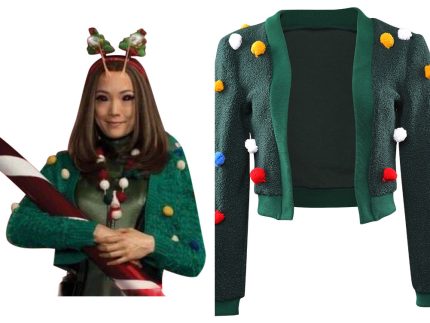 The Guardians of the Galaxy Holiday Special Drax Cosplay Costume Hoodie Coat Halloween Carnival Suit