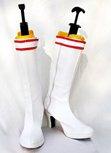 Tekken Lili Cosplay Boots Shoes White Custom Made