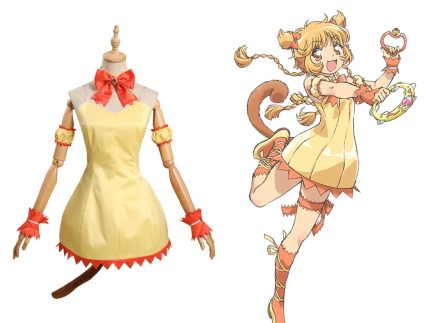 Tokyo Mew Mew Huang Bu Ling Cosplay Costume Dress Outfits Halloween Carnival Suit
