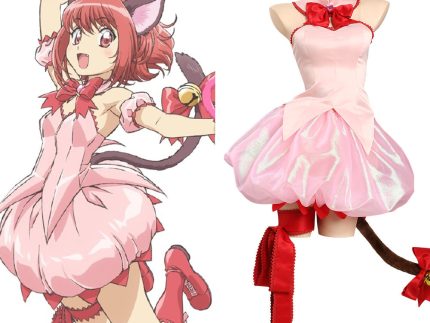 Tokyo Mew Mew/Mew Mew Power Momomiya Ichigo Cosplay Costume Outfits Halloween Carnival Suit