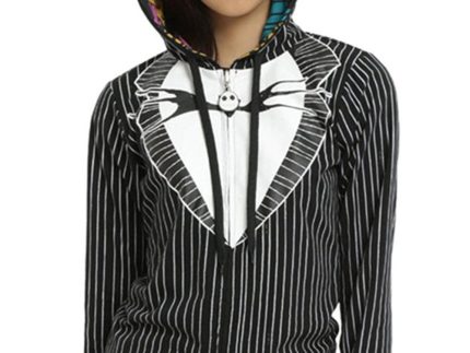 The Nightmare Before Christmas Merchandise Jack Skellington 3D Zip Up Hoodie