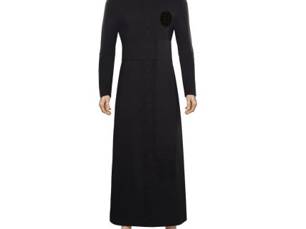 The Pope‘s Exorcist - Father Gabriele Amorth Cosplay Costume Robe Halloween Carnival Party Disguise Suit