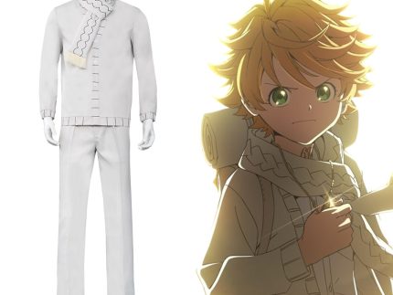 The Promised Neverland Season 2 Emma Halloween Carnival Suit Cosplay Costume Top Pants Outfits