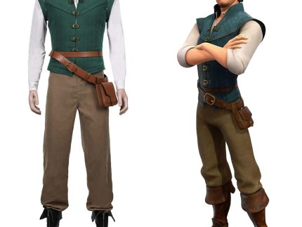Tangled-Flynn Rider Halloween Carnival Suit Cosplay Costume Vest Shirt Outfits