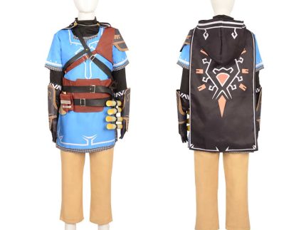 Tears Of The Kingdom Kids Children Link Cosplay Costume Outfits Halloween Carnival Suit