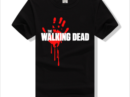 The Walking Dead Bloodspray Logo Short T-shirt