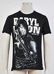 The Walking Dead Daryl Dixon Black T-Shirt Short Sleeve Tee