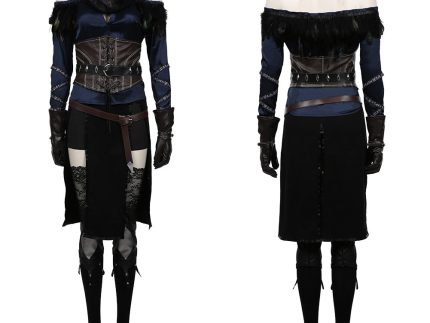 The Witcher 3: Wild Hunt-Yennefer Halloween Carnival Suit Cosplay Costume Top Skirt Outfits