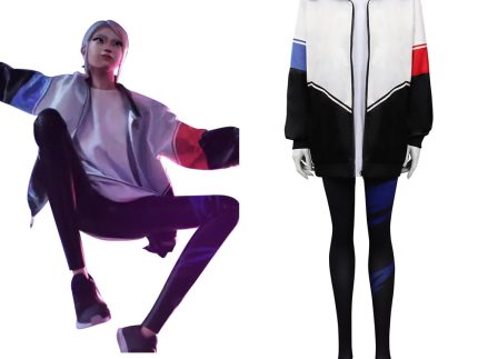 Valorant Jetty Cosplay Costume T-shirt Pants Outfits Halloween Carnival Suit